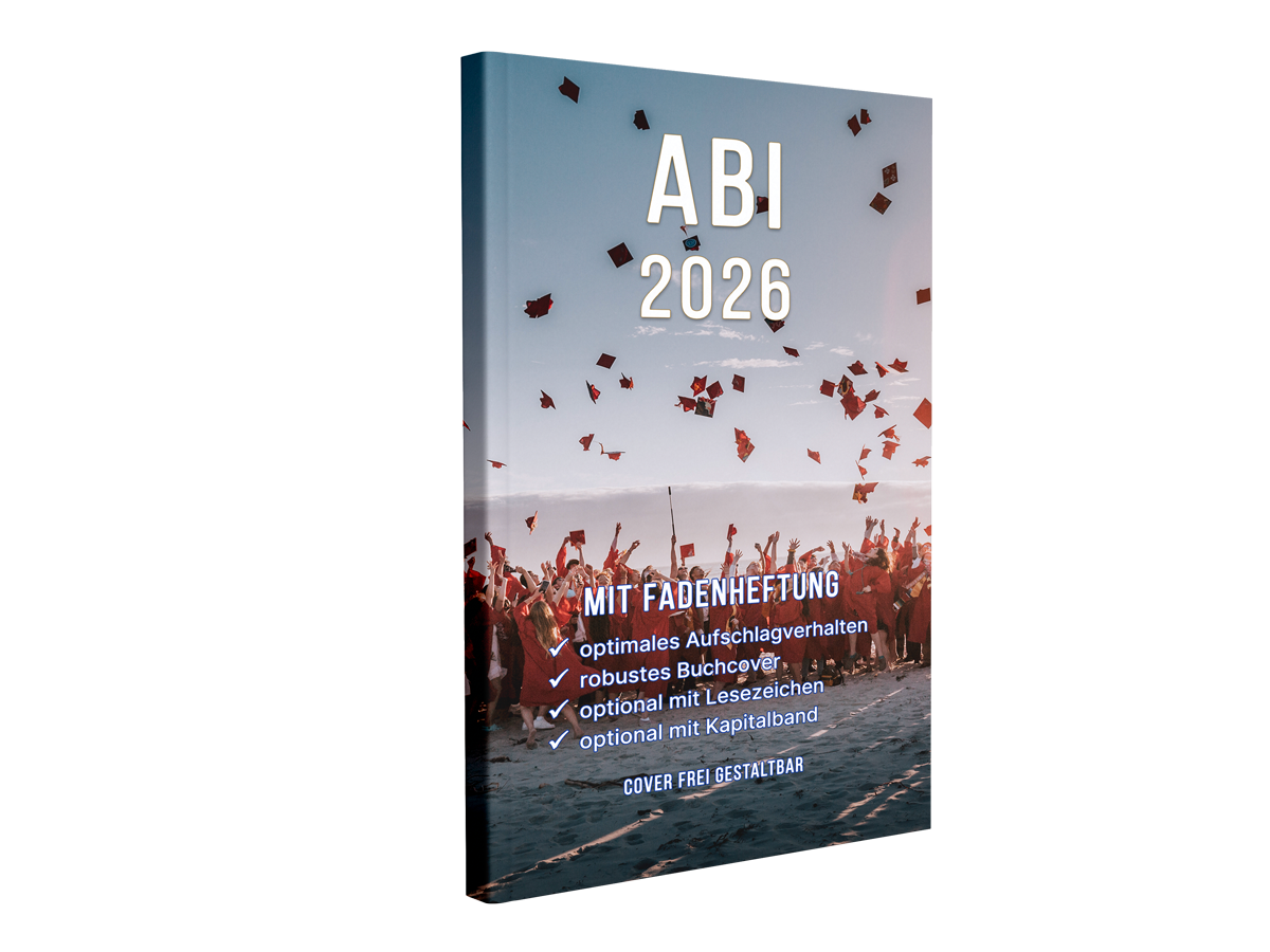 Abibuch Beispiel - hochwertig gedruckt