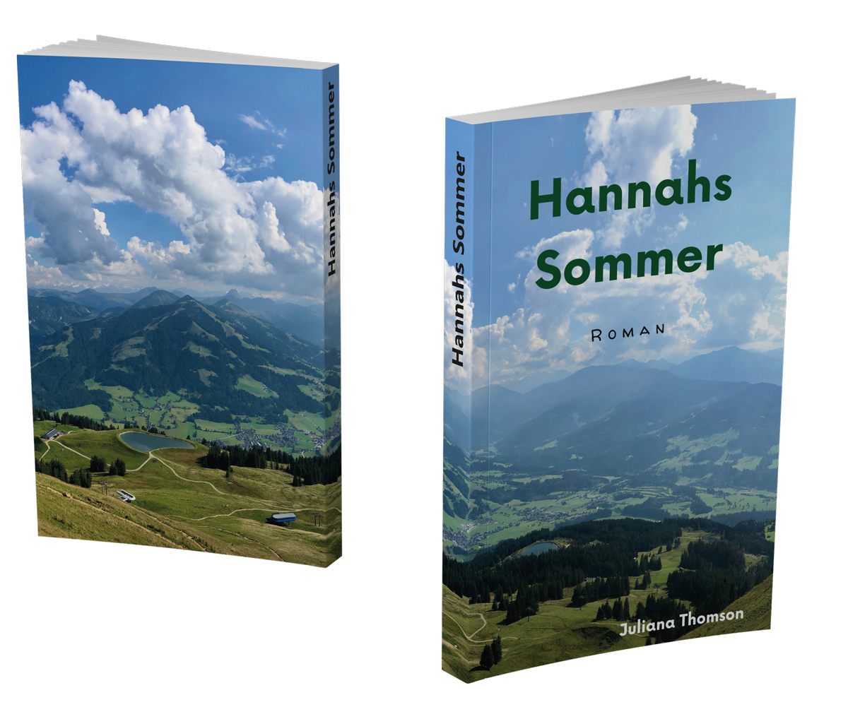 Taschenbuch Mockup - Vorder- und Rückseite