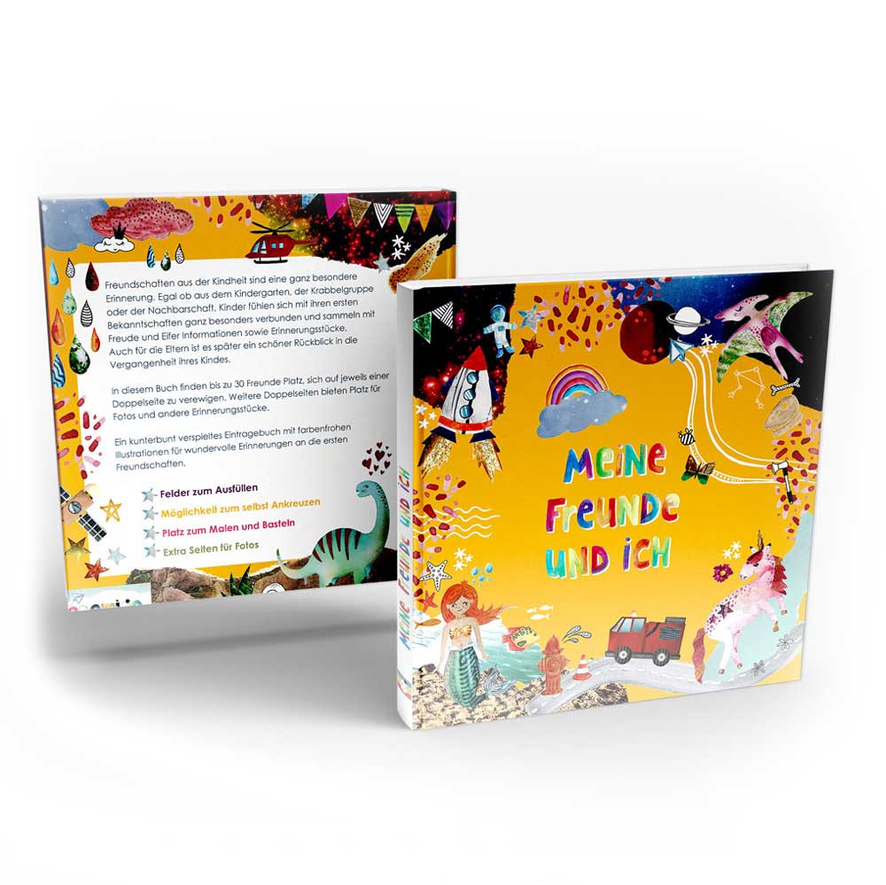 Freundschaftsbuch als Hardcover drucken lassen
