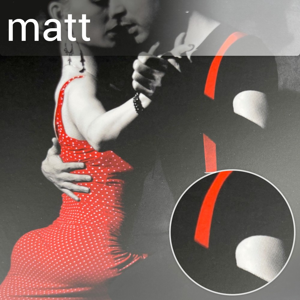 Matte kratzfeste Cellophanierung